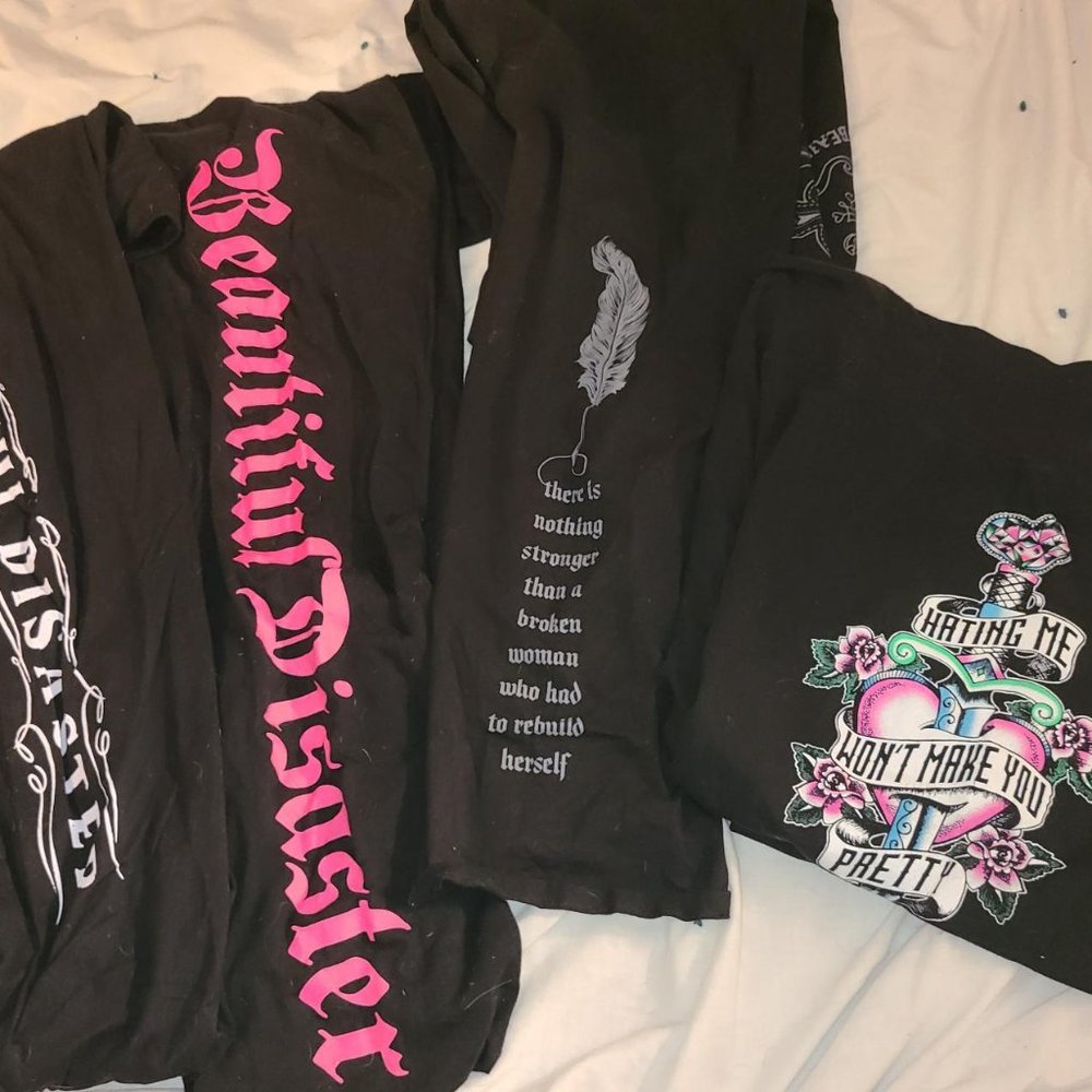 LOT of 3 pairs of Beautiful Disaster Yoga Pants & 1 leggings, Size 2XL and 3XL!!